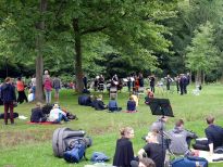 Schöne Atmosphäre bei der Bürgerpark Promenade