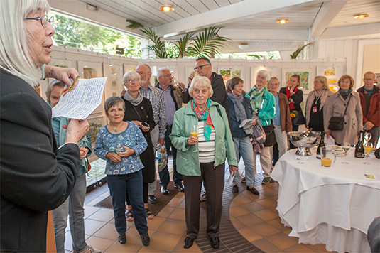 Ausstellungseröffnung Maltreff im Foyer der Meierei Ausstellungseröffnung Maltreff im Foyer der Meierei
