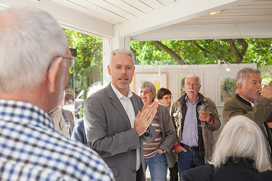 Ausstellungseröffnung Maltreff im Foyer der Meierei Ausstellungseröffnung Maltreff im Foyer der Meierei