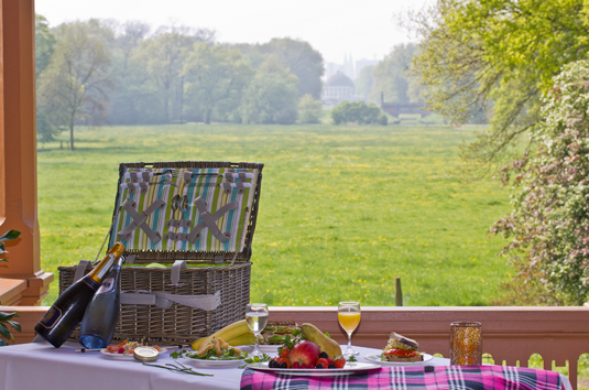 Picknickkorbverleih mit Ausblick auf die Bremer Domtürme Picknickkorbverleih mit Ausblick auf die Bremer Domtürme